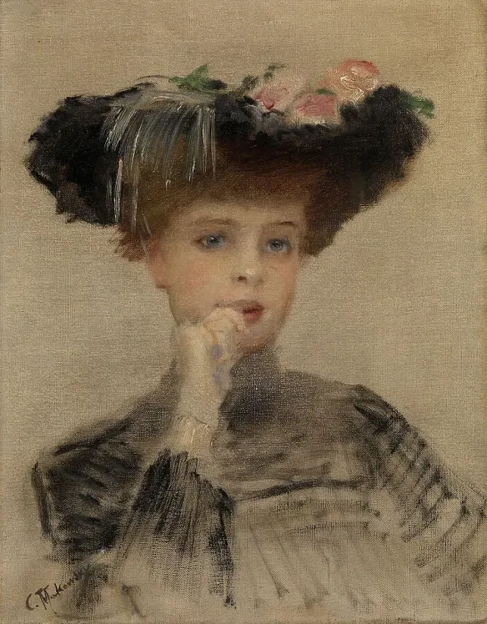 Framed Print : La Parisienne, 1902. Artist: Makovsky, Konstantin Yegorovich (1839-1915) Framed Print : La Parisienne, 1902. Artist: Makovsky, Konstantin Yegorovich (1839-1915)