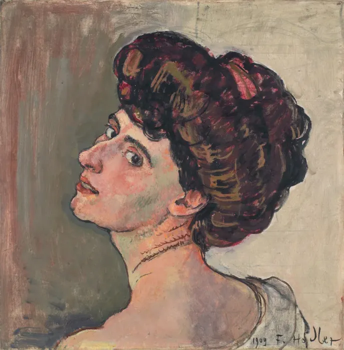 Framed Print : La Parisienne. Portrait of Valentine Gode-Darel (1873-1915), 1909. Artist: Hodler, Ferdinand (1853-1918) Framed Print : La Parisienne. Portrait of Valentine Gode-Darel (1873-1915), 1909. Artist: Hodler, Ferdinand (1853-1918)