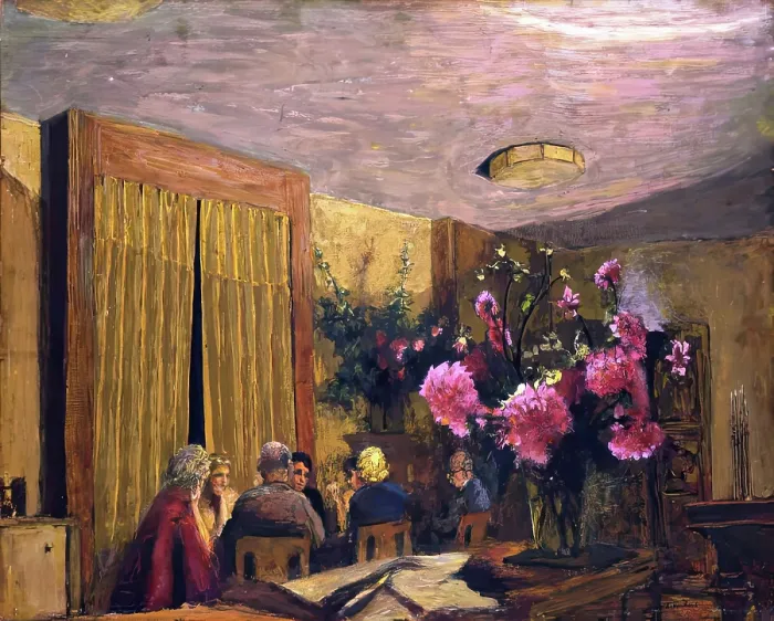 Framed Print : La Partie de Cartes, c1928. Creator: Edouard Vuillard Framed Print : La Partie de Cartes, c1928. Creator: Edouard Vuillard
