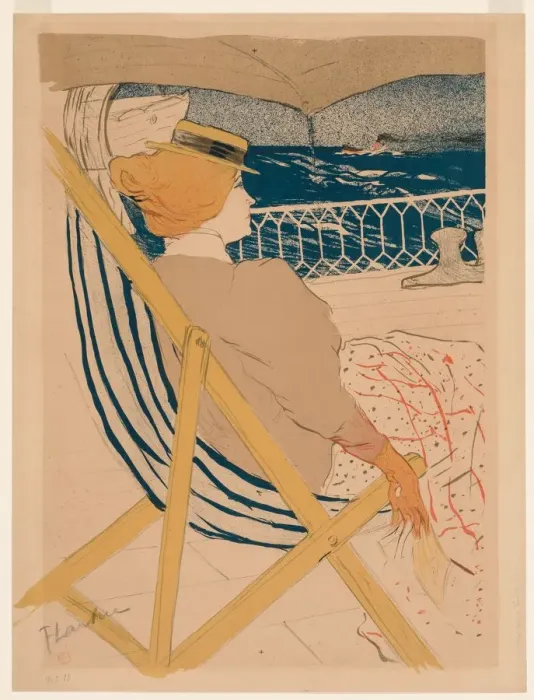 Framed Print : La Passagere du 54, 1896. Creator: Henri de Toulouse-Lautrec (French, 1864-1901) Framed Print : La Passagere du 54, 1896. Creator: Henri de Toulouse-Lautrec (French, 1864-1901)