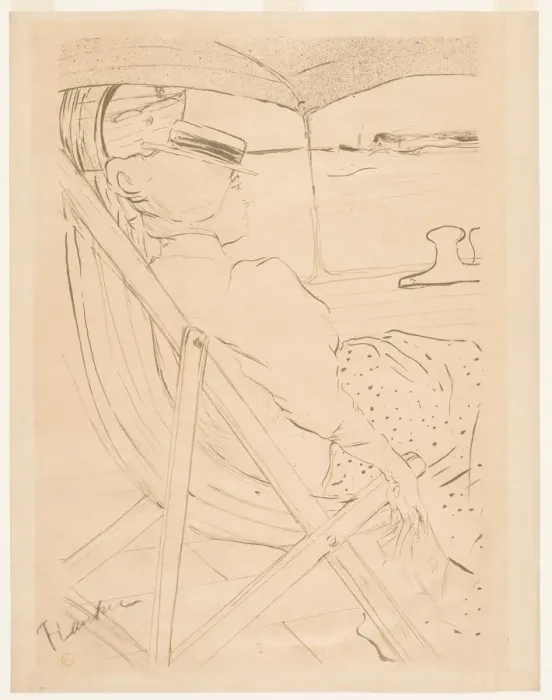 Framed Print : La Passagere du 54, 1896. Creator: Henri de Toulouse-Lautrec (French, 1864-1901) Framed Print : La Passagere du 54, 1896. Creator: Henri de Toulouse-Lautrec (French, 1864-1901)