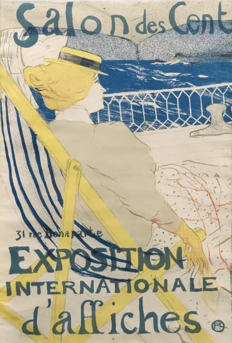 Framed Print : La passagere du 54 - Promenade en yacht (Salon des Cent). Artist: Toulouse-Lautrec, Henri, de (1864-1901) Framed Print : La passagere du 54 - Promenade en yacht (Salon des Cent). Artist: Toulouse-Lautrec, Henri, de (1864-1901)