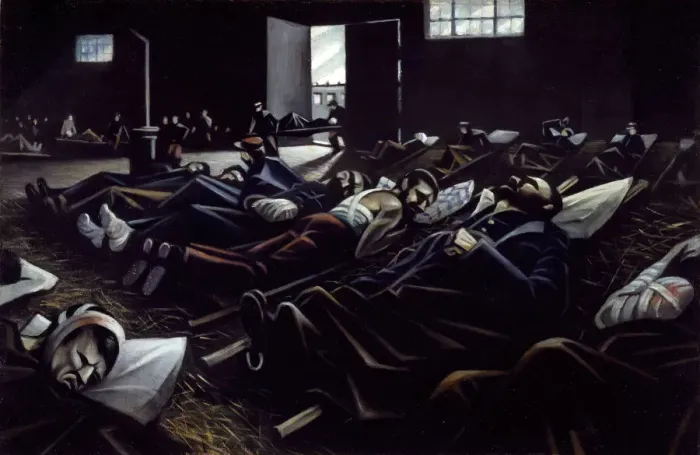 Framed Print : La Patrie, 1916. Creator: CRW Nevinson Framed Print : La Patrie, 1916. Creator: CRW Nevinson