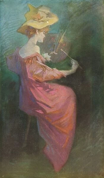La Peinture, c1893. Artist: Jules Cheret