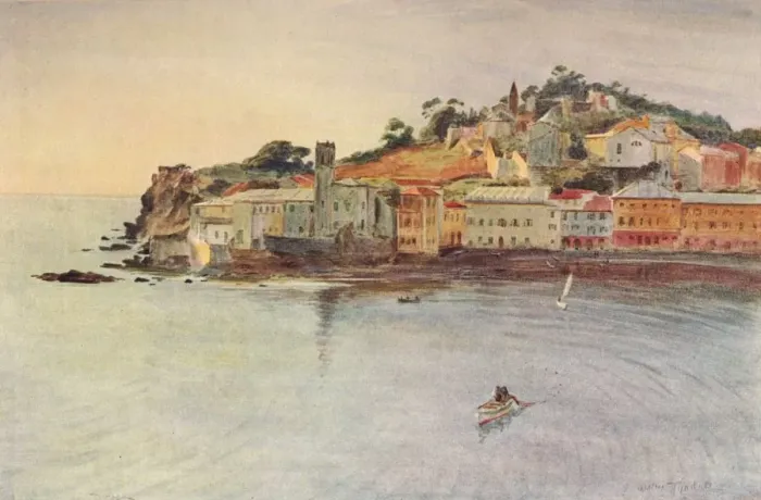 Framed Print : La Penisola, Sestri Levante, c1910, (1912). Artist: Walter Frederick Roofe Tyndale Framed Print : La Penisola, Sestri Levante, c1910, (1912). Artist: Walter Frederick Roofe Tyndale