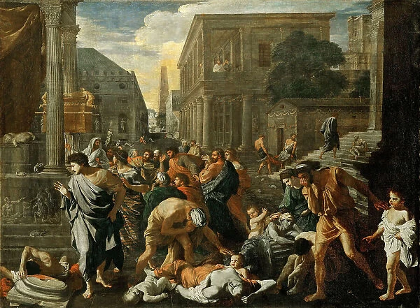 La Peste d'Asdod (The Plague at Ashdod), ca 1631. Creator: Poussin, Nicolas (1594-1665)