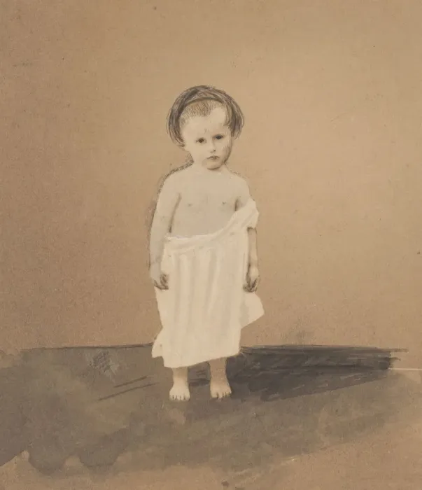 Framed Print : La petite chemise, 1860s. Creator: Pierre-Louis Pierson Framed Print : La petite chemise, 1860s. Creator: Pierre-Louis Pierson