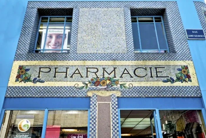 Framed Print : La pharmacie du Point-Central, Nancy, (1922), c2014-2017. Artist: Alan John Ainsworth Framed Print : La pharmacie du Point-Central, Nancy, (1922), c2014-2017. Artist: Alan John Ainsworth