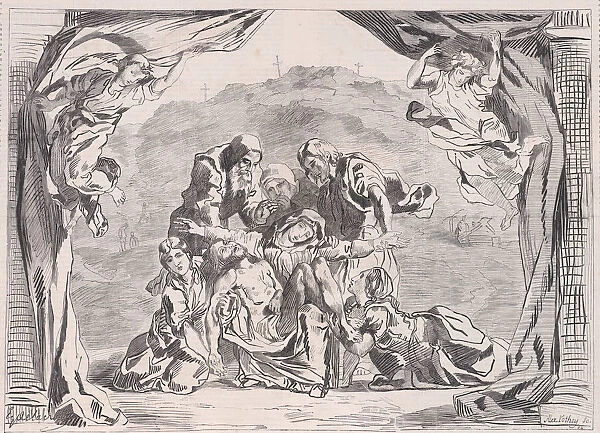 La Pieta, from L Illustration, August 29, 1863. August 29, 1863