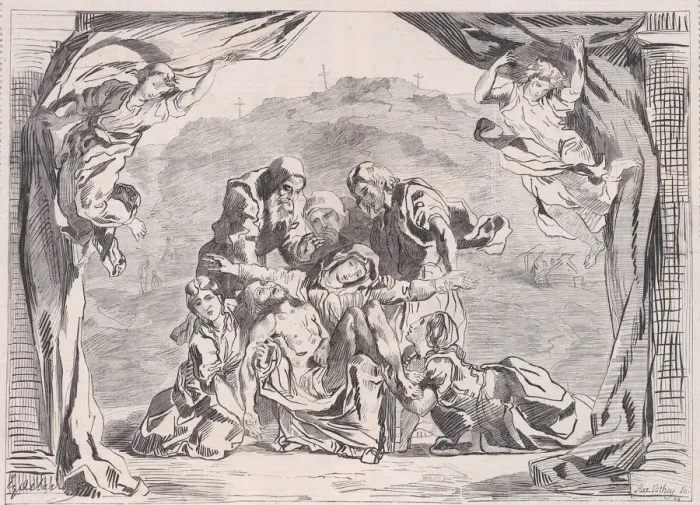 Framed Print : La Pieta, from L Illustration, August 29, 1863. August 29, 1863 Framed Print : La Pieta, from L Illustration, August 29, 1863. August 29, 1863