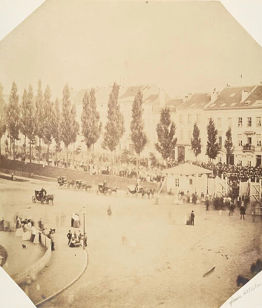 La place pendant les fetes de septembre, 1854-56. Creator