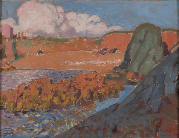 La plage rouge, 1901. Creator: Denis, Maurice (1870-1943)