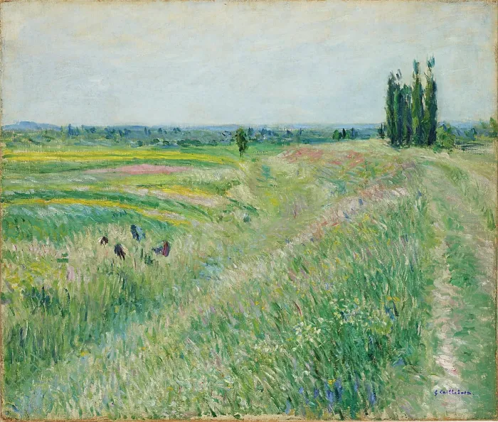 Framed Print : La Plaine de Gennevilliers, groupe de peupliers, ca. 1883. Creator: Caillebotte, Gustave (1848-1894) Framed Print : La Plaine de Gennevilliers, groupe de peupliers, ca. 1883. Creator: Caillebotte, Gustave (1848-1894)