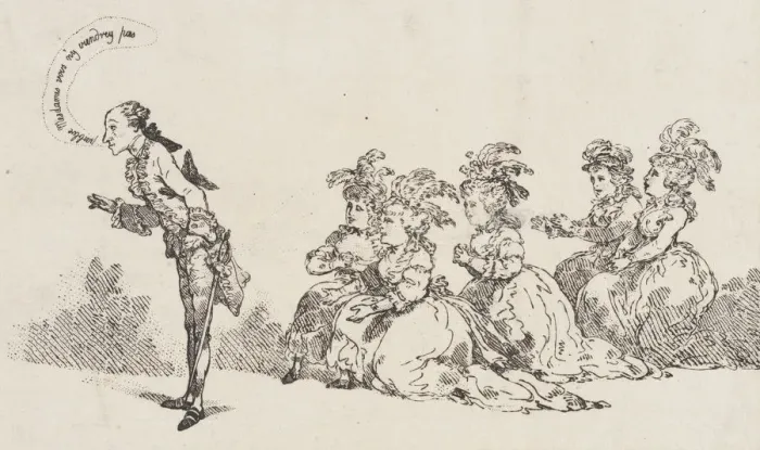 Framed Print : La politesse Francoise, or The English Ladies Petition to His Excellency the Mushro Framed Print : La politesse Francoise, or The English Ladies Petition to His Excellency the Mushro