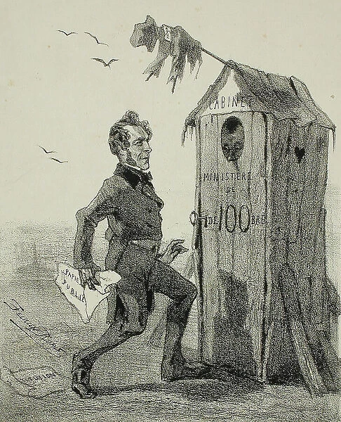 La Politique pour rire, 1859. Creator: Félicien Rops