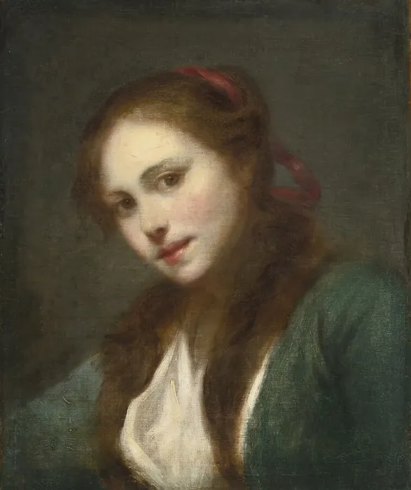 Framed Print : La Polonaise (A Polish Beauty). Artist: Greuze, Jean-Baptiste (1725-1805) Framed Print : La Polonaise (A Polish Beauty). Artist: Greuze, Jean-Baptiste (1725-1805)