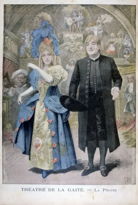 Framed Print : La Poupee, Theatre de la Gaite, Paris, 1896. Artist: Henri Meyer Framed Print : La Poupee, Theatre de la Gaite, Paris, 1896. Artist: Henri Meyer