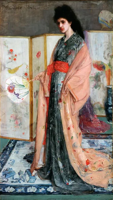 Framed Print : La Princesse du Pay de la Porcelaine, 1864. Artist: Whistler, James Abbott McNeill (1834-1903) Framed Print : La Princesse du Pay de la Porcelaine, 1864. Artist: Whistler, James Abbott McNeill (1834-1903)