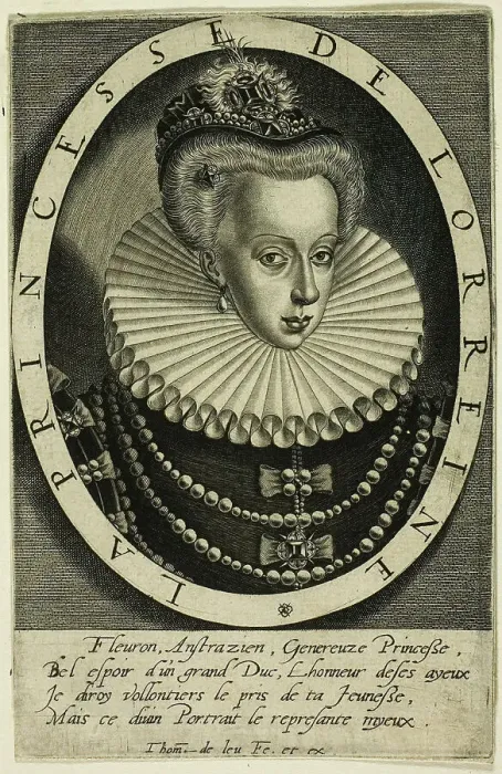 Framed Print : La Princesse de Lorreine, 1570 / 1600. Creator: Thomas de Leu Framed Print : La Princesse de Lorreine, 1570 / 1600. Creator: Thomas de Leu