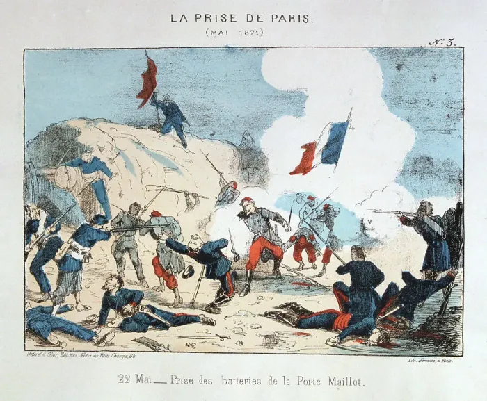 Framed Print : La Prise de Paris, 22 May 1871 Framed Print : La Prise de Paris, 22 May 1871