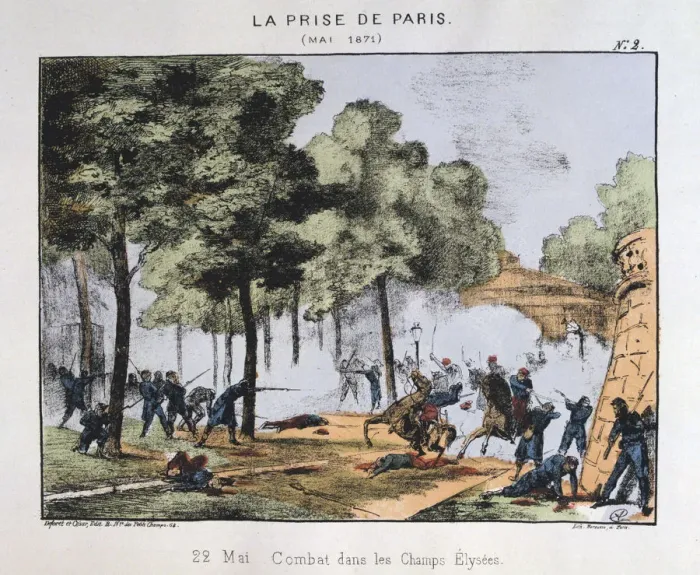 Framed Print : La Prise de Paris, 22 May 1871 Framed Print : La Prise de Paris, 22 May 1871