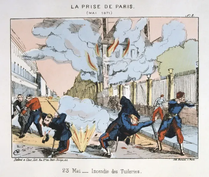 Framed Print : La Prise de Paris, 23 May 1871 Framed Print : La Prise de Paris, 23 May 1871