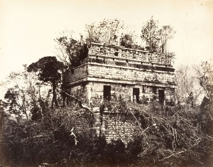Framed Print : La Prison, a Chichen-Itza, 1857-89. Creator: Desire Charnay Framed Print : La Prison, a Chichen-Itza, 1857-89. Creator: Desire Charnay
