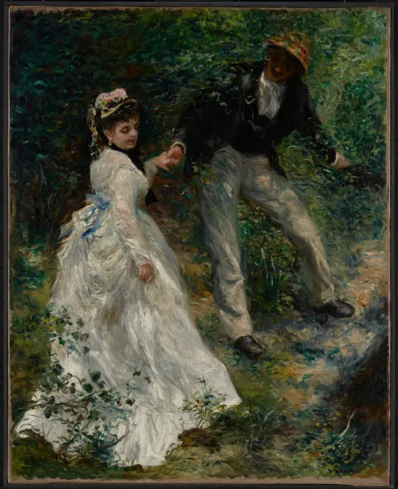 Framed Print : La Promenade, 1870. Artist: Renoir, Pierre Auguste (1841-1919) Framed Print : La Promenade, 1870. Artist: Renoir, Pierre Auguste (1841-1919)