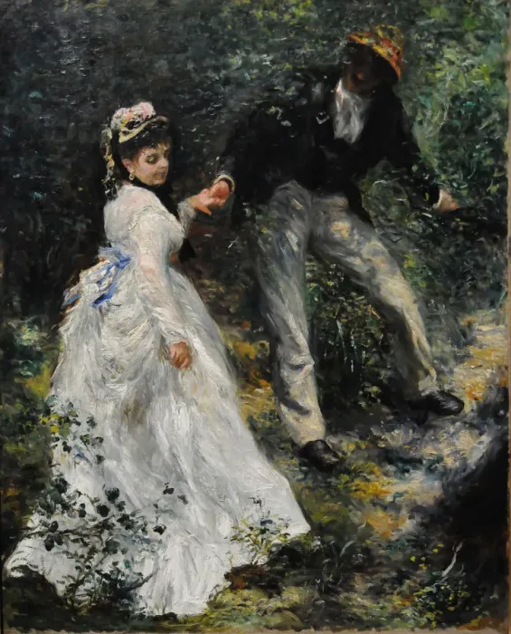 Framed Print : La Promenade, 1870. Artist: Renoir, Pierre Auguste (1841-1919) Framed Print : La Promenade, 1870. Artist: Renoir, Pierre Auguste (1841-1919)