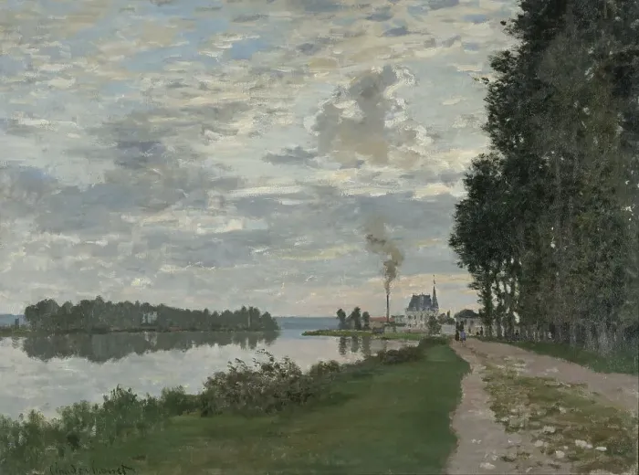 Framed Print : La Promenade d Argenteuil. Artist: Monet, Claude (1840-1926) Framed Print : La Promenade d Argenteuil. Artist: Monet, Claude (1840-1926)