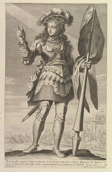 La Pucelle d Orleans, 1647. Creators: Gilles Rousselet, Abraham Bosse