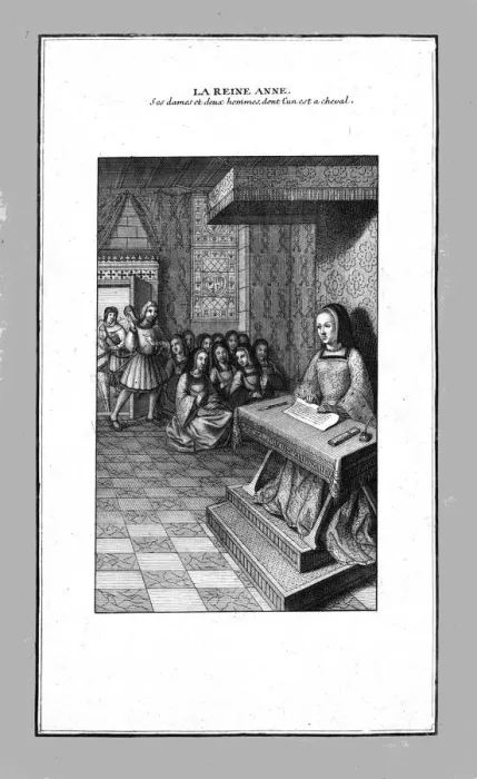 Framed Print : La Reine Anne. Creator: Unknown Framed Print : La Reine Anne. Creator: Unknown