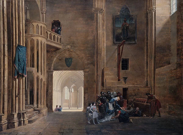 La Reine Blanche de Castille délivrant les prisonniers, 1801. Creator: Francois-Marius Granet