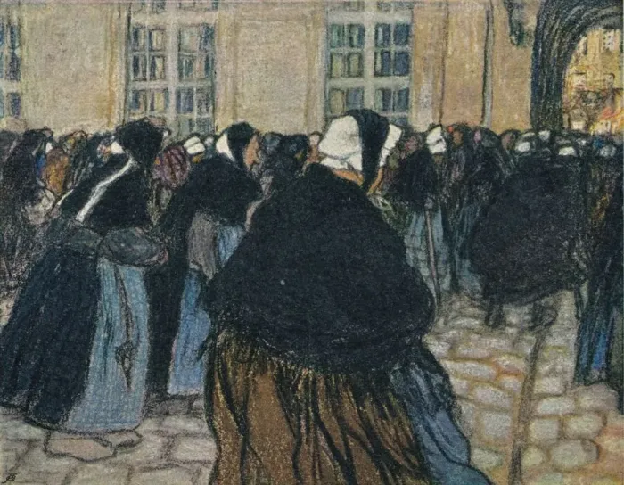 Framed Print : La Rentree A L Hospice De La Salpetriere, c1911 Artist: Georges Dupuis Framed Print : La Rentree A L Hospice De La Salpetriere, c1911 Artist: Georges Dupuis