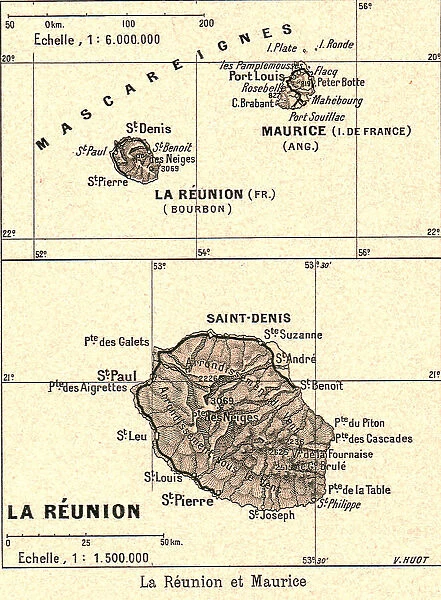 'La Reunion et Maurice; Iles Africaines de la mer des Indes, 1914. Creator: Unknown
