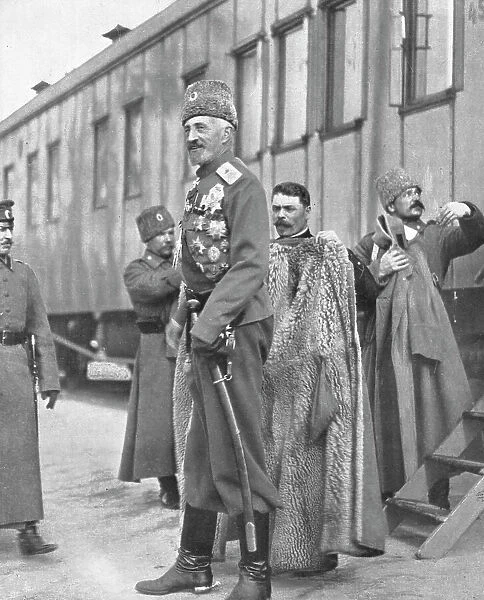 La Revolution Russe; le Grand-Duc Nicolas, a qui le gouvernement provisoire refusa le... 1917. Creator: Unknown