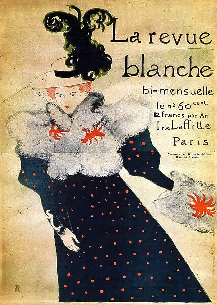 La Revue Blanche, c19th century. Artist: Henri de Toulouse-Lautrec