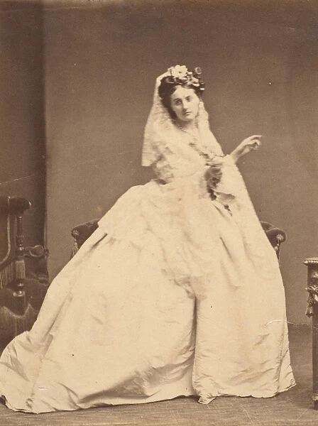 La robe bouffante, 1860s. Creator: Pierre-Louis Pierson