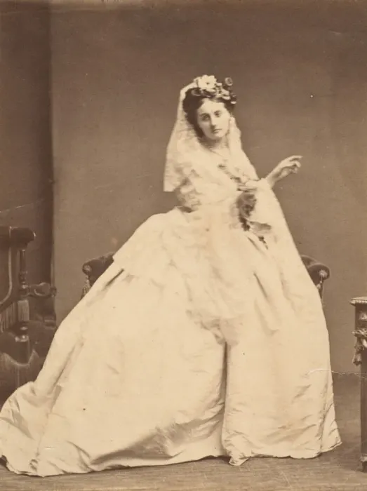 Framed Print : La robe bouffante, 1860s. Creator: Pierre-Louis Pierson Framed Print : La robe bouffante, 1860s. Creator: Pierre-Louis Pierson