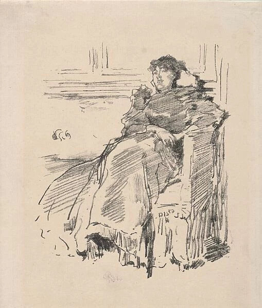 La Robe Rouge, 1894. Creator: James McNeill Whistler (American, 1834-1903)