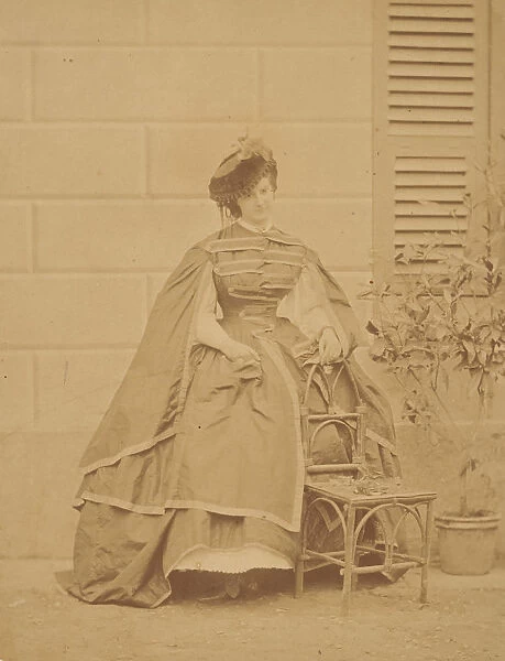 La robe de taffetas, 1860s. Creator: Pierre-Louis Pierson