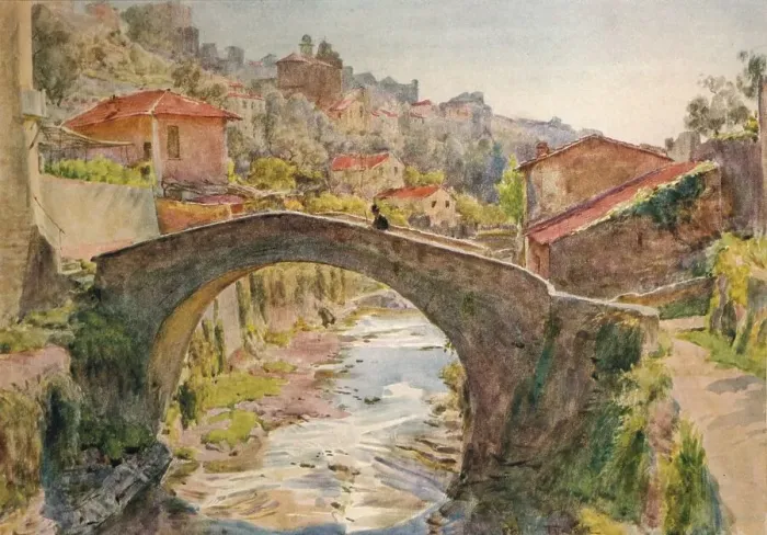 Framed Print : La Rocca, San Remo, c1910, (1912). Artist: Walter Frederick Roofe Tyndale Framed Print : La Rocca, San Remo, c1910, (1912). Artist: Walter Frederick Roofe Tyndale
