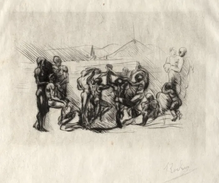 Framed Print : La Ronde, 1883?. Creator: Auguste Rodin (French, 1840-1917) Framed Print : La Ronde, 1883?. Creator: Auguste Rodin (French, 1840-1917)
