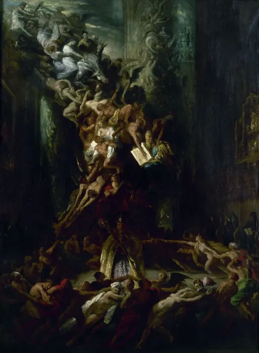 Framed Print : La Ronde du Sabbat, c.1861. Creator: Louis Candide Boulanger Framed Print : La Ronde du Sabbat, c.1861. Creator: Louis Candide Boulanger