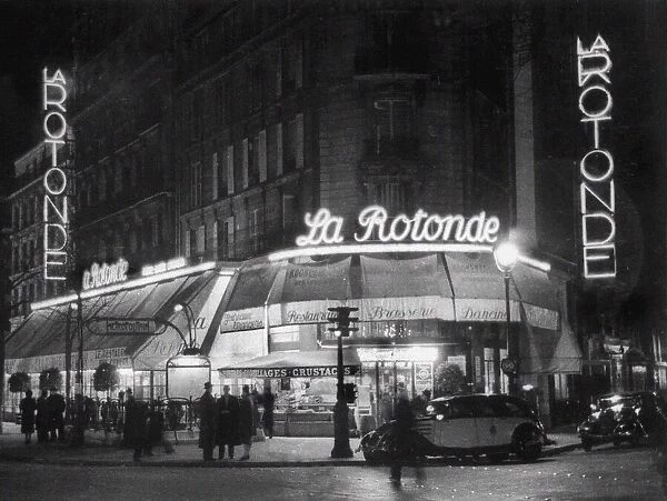 La Rotonde, Boulevard du Montparnasse, 1939. Creator: Anonymous