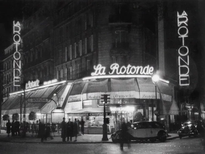 Framed Print : La Rotonde, Boulevard du Montparnasse, 1939. Creator: Anonymous