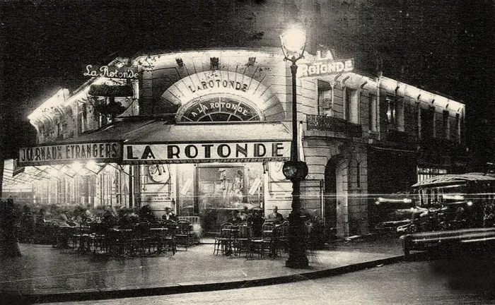Framed Print : La Rotonde, Boulevard du Montparnasse, c. 1925. Creator: Anonymous Framed Print : La Rotonde, Boulevard du Montparnasse, c. 1925. Creator: Anonymous