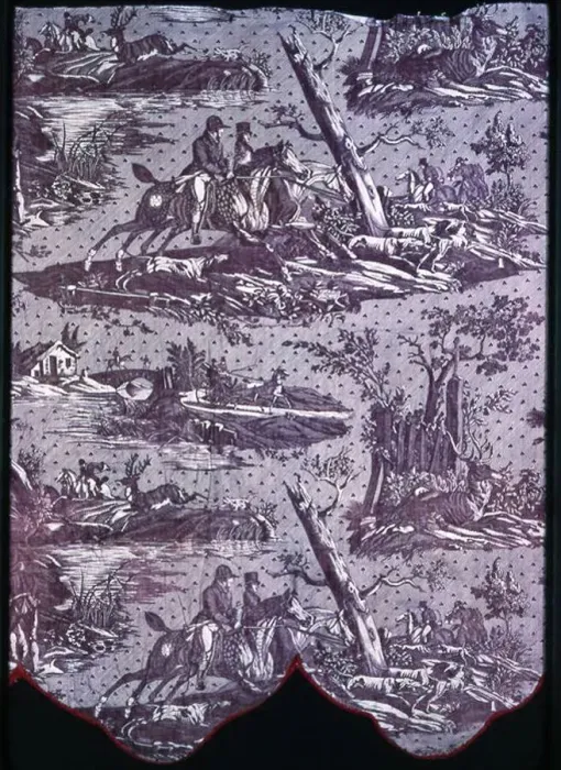 Framed Print : La Route de Jouy (The Road to Jouy) (Furnishing Fabric), France, c. 1820 Framed Print : La Route de Jouy (The Road to Jouy) (Furnishing Fabric), France, c. 1820