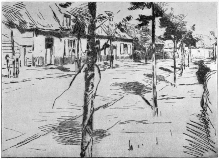 Framed Print : La Route Zelandaise, 1898. Artist: Albert Baertsoen Framed Print : La Route Zelandaise, 1898. Artist: Albert Baertsoen