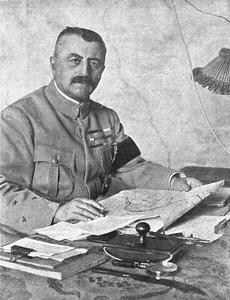 'La rupture des lignes Bulgares; Le general Franchet d'Esperey, 1918. Creator: Unknown